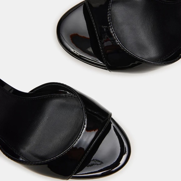 BRAND NEW. STEVE MADDEN SIZE 8 .COLOR BLACK. STYLE:WILEY BLACK PATENT - Picture 5 of 7